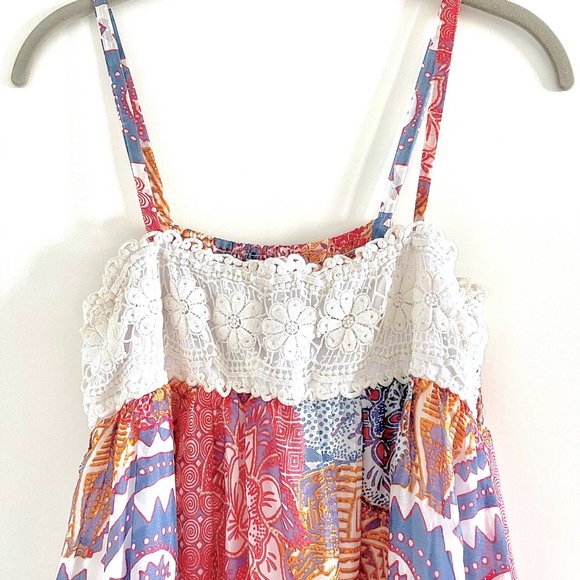 Devotion Pink Floral Silk & Lace Maxi Dress One Size - Picture 3 of 14